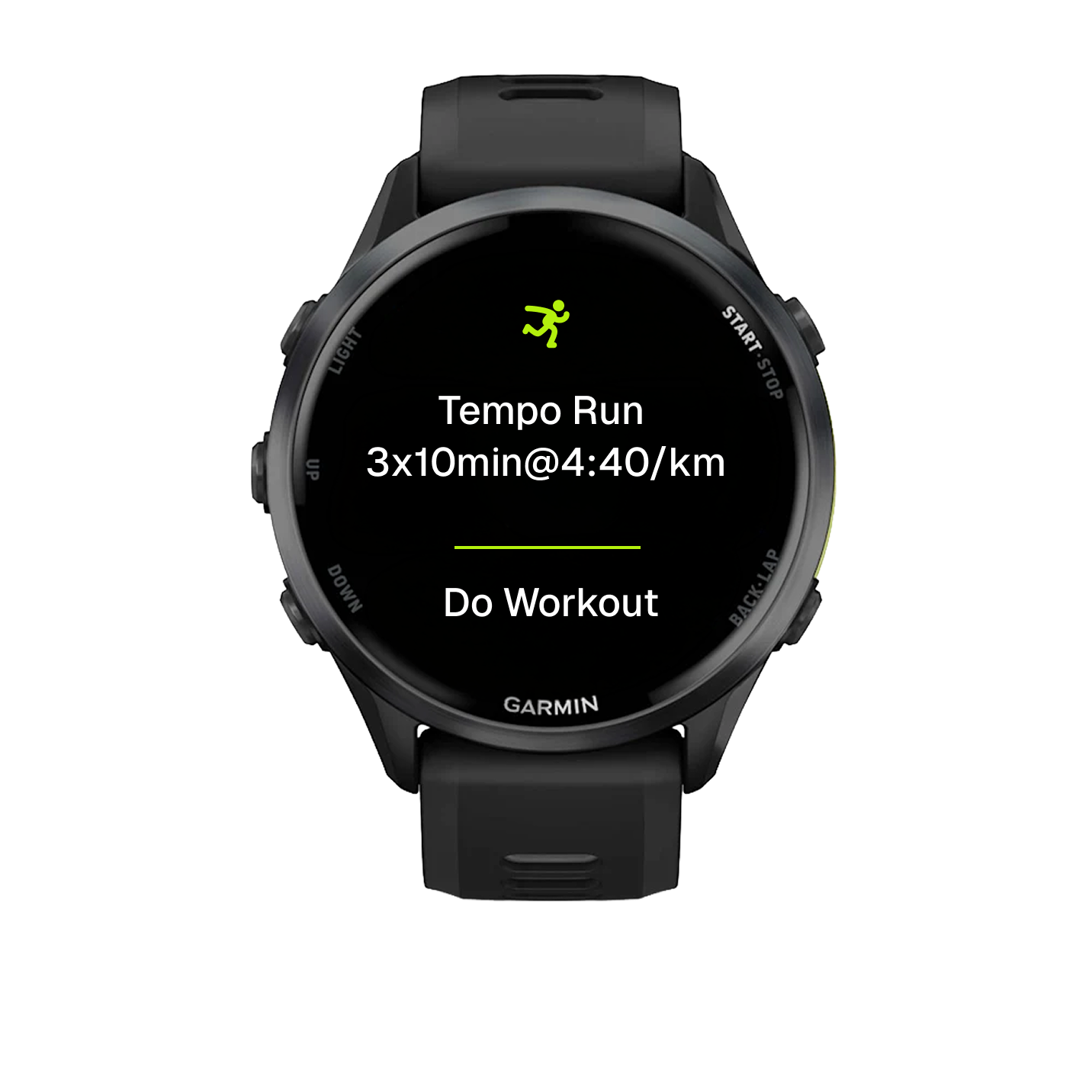Hiron on a Garmin watch